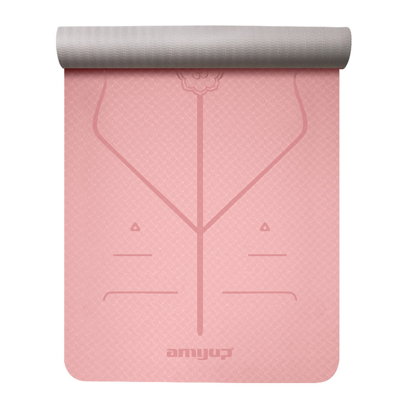 TPE Thickened Beginner Female Gymnastic Mat Home Dance Non-Slip Rope Skipping Mat Cross-Border Thickened Yoga Mat