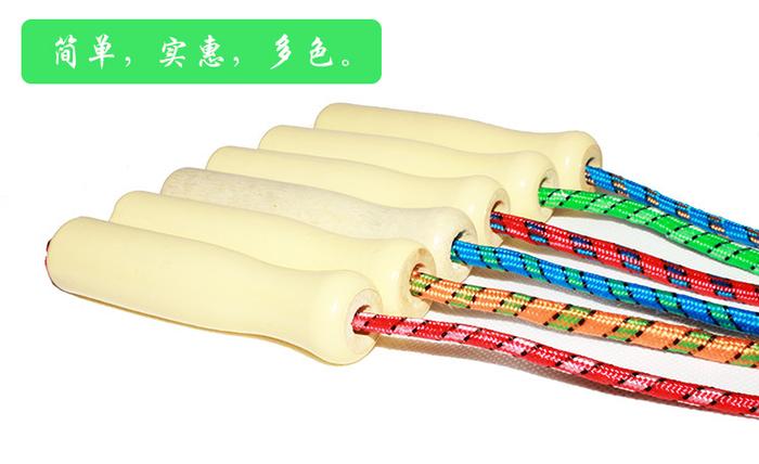 Professional quality skipping ropping rope with wooden handle colors of quality child specials Professional quality skipping ropping rope with wooden handle colors of quality child specials