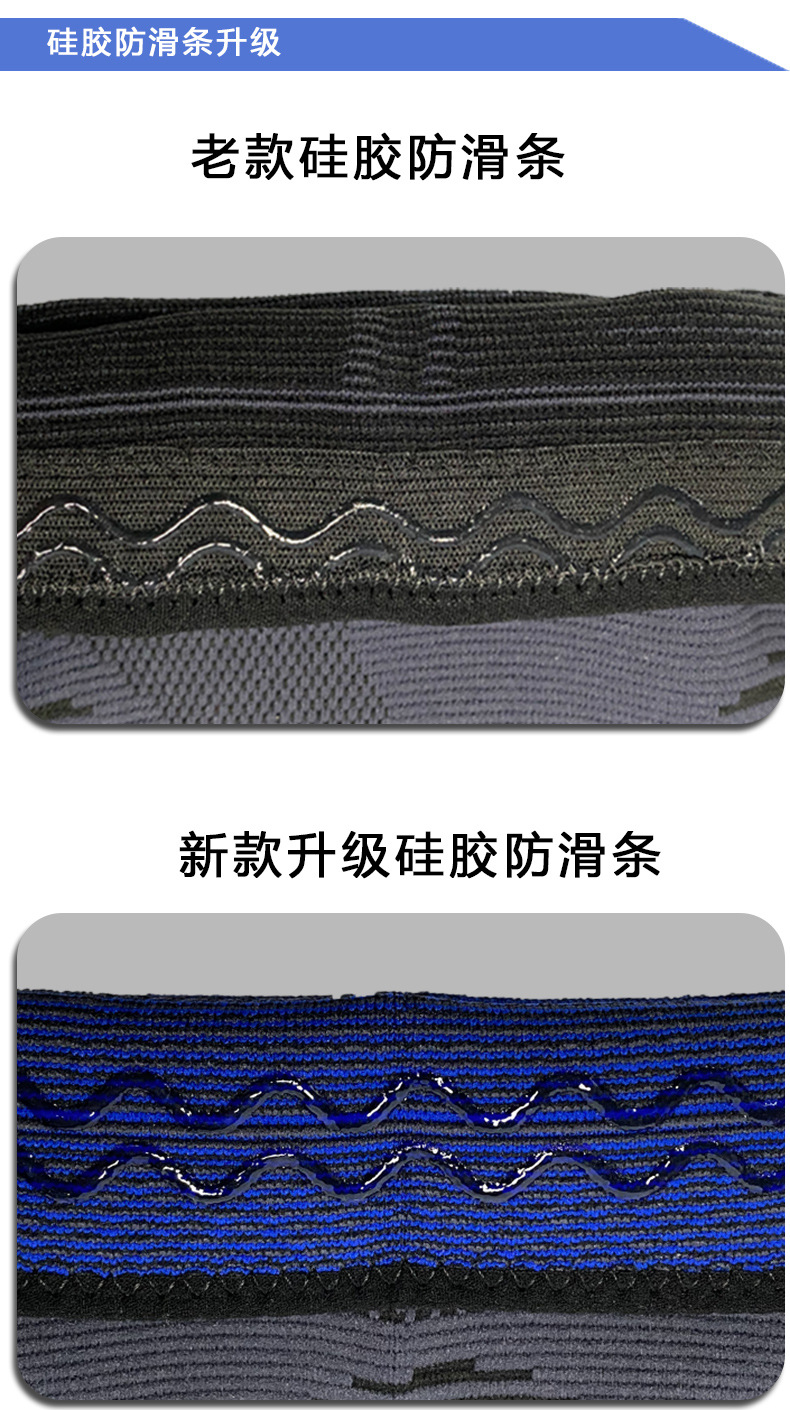 Sports Anti-Slip Elastic Knee Pad Leg Pad Fitness Badminton Basketball Skipping Rope Knee Pad Cycling Running Yoga Protective Gear Belt