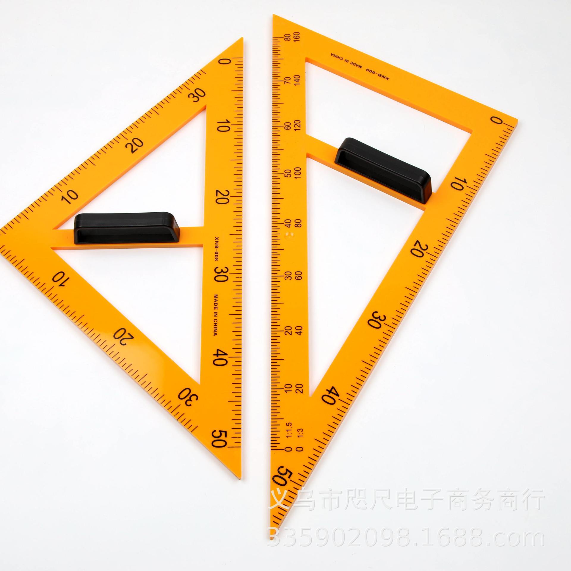 Binbin stationery Teaching tools teaching demonstration protractor ruler triangle compass protractor set