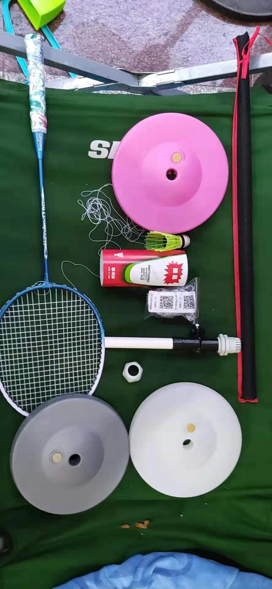 Badminton Trainer Single Person Rebound Practice Portable Home Badminton Trainer Factory Wholesale Customization