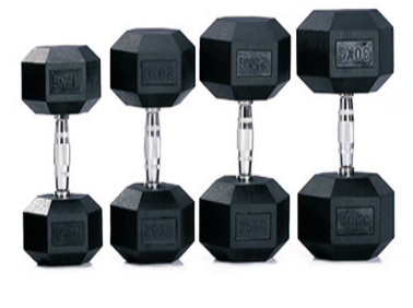 Weightlifting Fitness Dumbbell Hexagonal Rubber-Coated Fixed Dumbbell Exercise Arm Strength Weightlifting Fitness Dumbbell Hexagonal Rubber-Coated Fixed Dumbbell Exercise Arm Strength