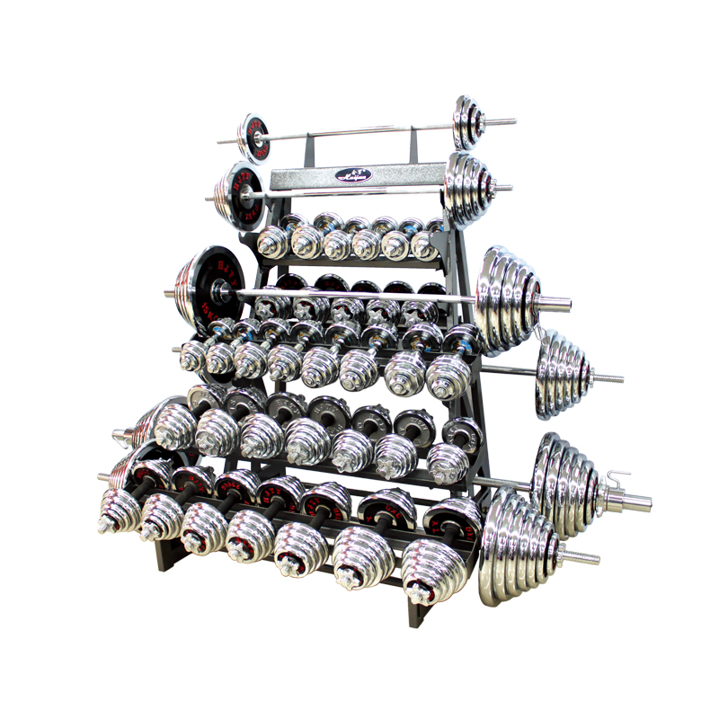 Dumbbell holder for men&#039;s home fixed value commercial gym dumbbell holder
