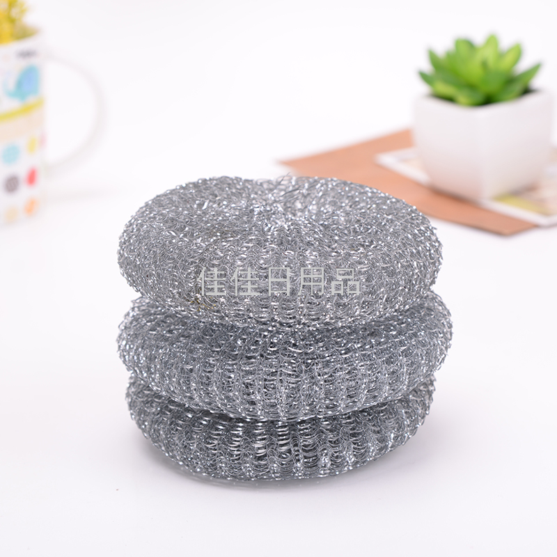 Factory Direct Sales Galvanized High Zinc Wire Tennis Cleaning Ball Kitchen Cleaning Products 15G 3PCs Set Purple Card Factory Direct Sales Galvanized High Zinc Wire Tennis Cleaning Ball Kitchen Cleaning Products 15G 3PCs Set Purple Card