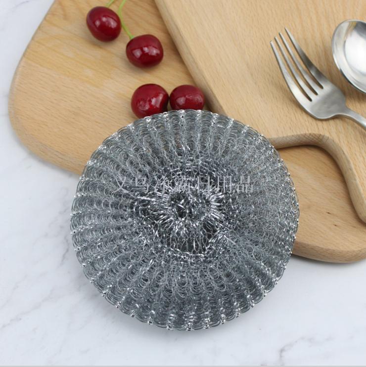 Manufacturer direct galvanized net bag packaging steel wire cleaning ball clean tennis kitchen wipes pot brush finished steel wire ball Manufacturer direct galvanized net bag packaging steel wire cleaning ball clean tennis kitchen wipes pot brush finished steel wire ball