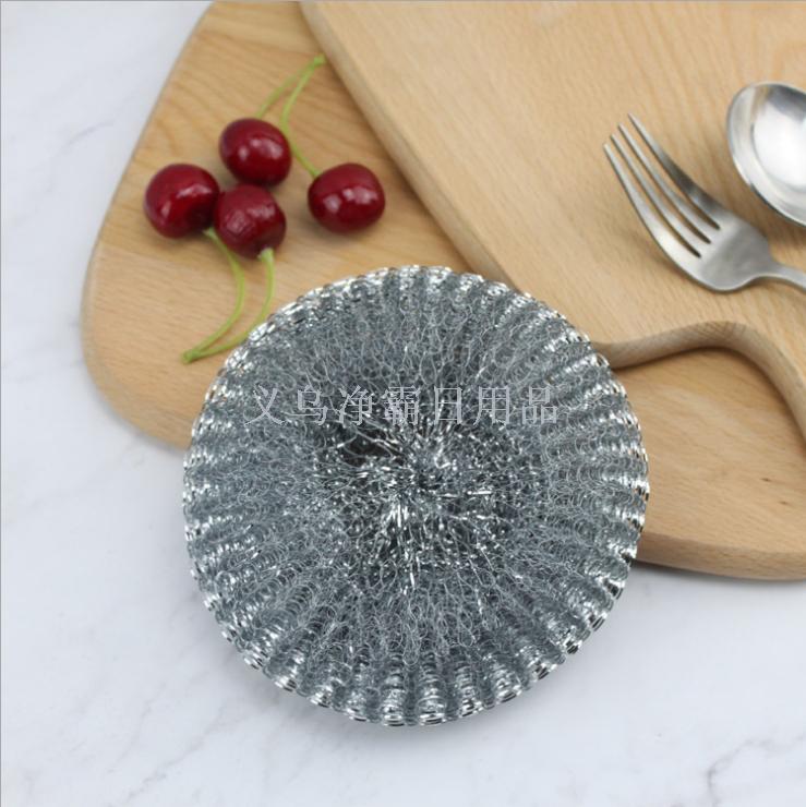 Manufacturer direct galvanized net bag packaging steel wire cleaning ball clean tennis kitchen wipes pot brush finished steel wire ball Manufacturer direct galvanized net bag packaging steel wire cleaning ball clean tennis kitchen wipes pot brush finished steel wire ball