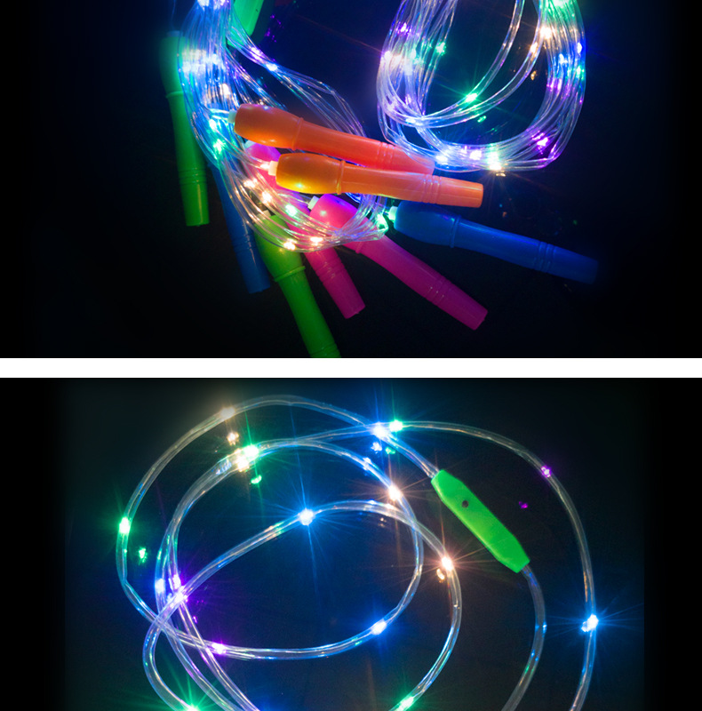 New Luminous Skipping Rope Led Seven Colors Noctilucent Flashing Rope Children's Stall Hot Sale Health Sports Toys Wholesale New Luminous Skipping Rope Led Seven Colors Noctilucent Flashing Rope Children's Stall Hot Sale Health Sports Toys Wholesale