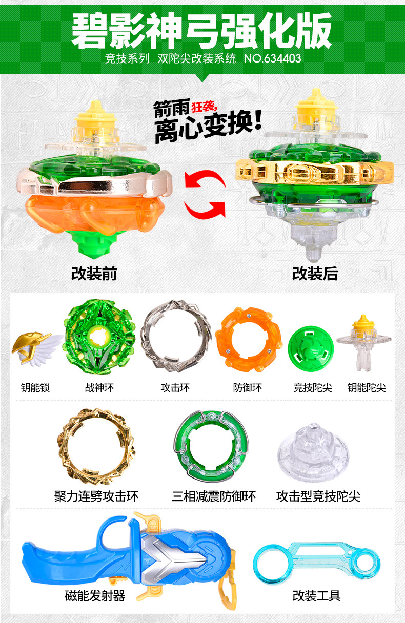 Audi Gyro Double Diamond Children's Toy New Drawstring 5 Generation God of War Wings Hurricane War Soul Beyblade Competitive