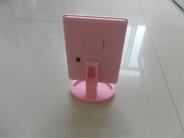 16led Makeup Mirror 180 Degree Rotating New Dressing Mirror Desktop Portable Storage Mirror