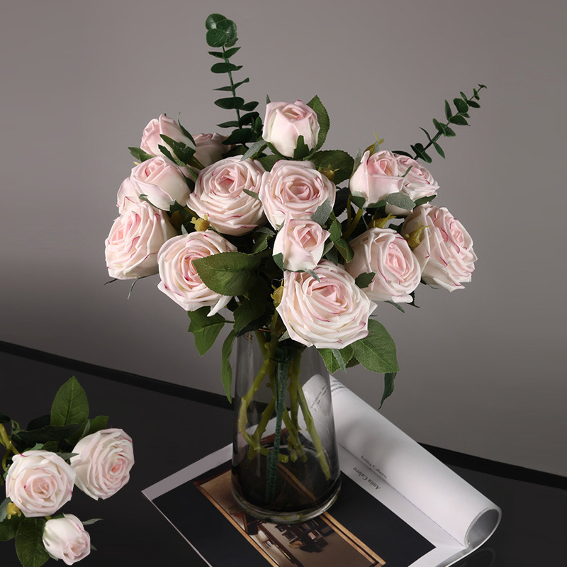 Artificial Flower  Bouquet Simulation Floral Decorations Home Indoor Decoration Wedding Fake Flowe Artificial Flower