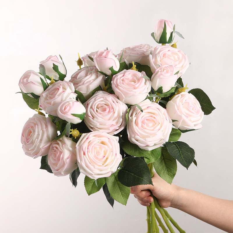 Artificial Flower  Bouquet Simulation Floral Decorations Home Indoor Decoration Wedding Fake Flowe Artificial Flower