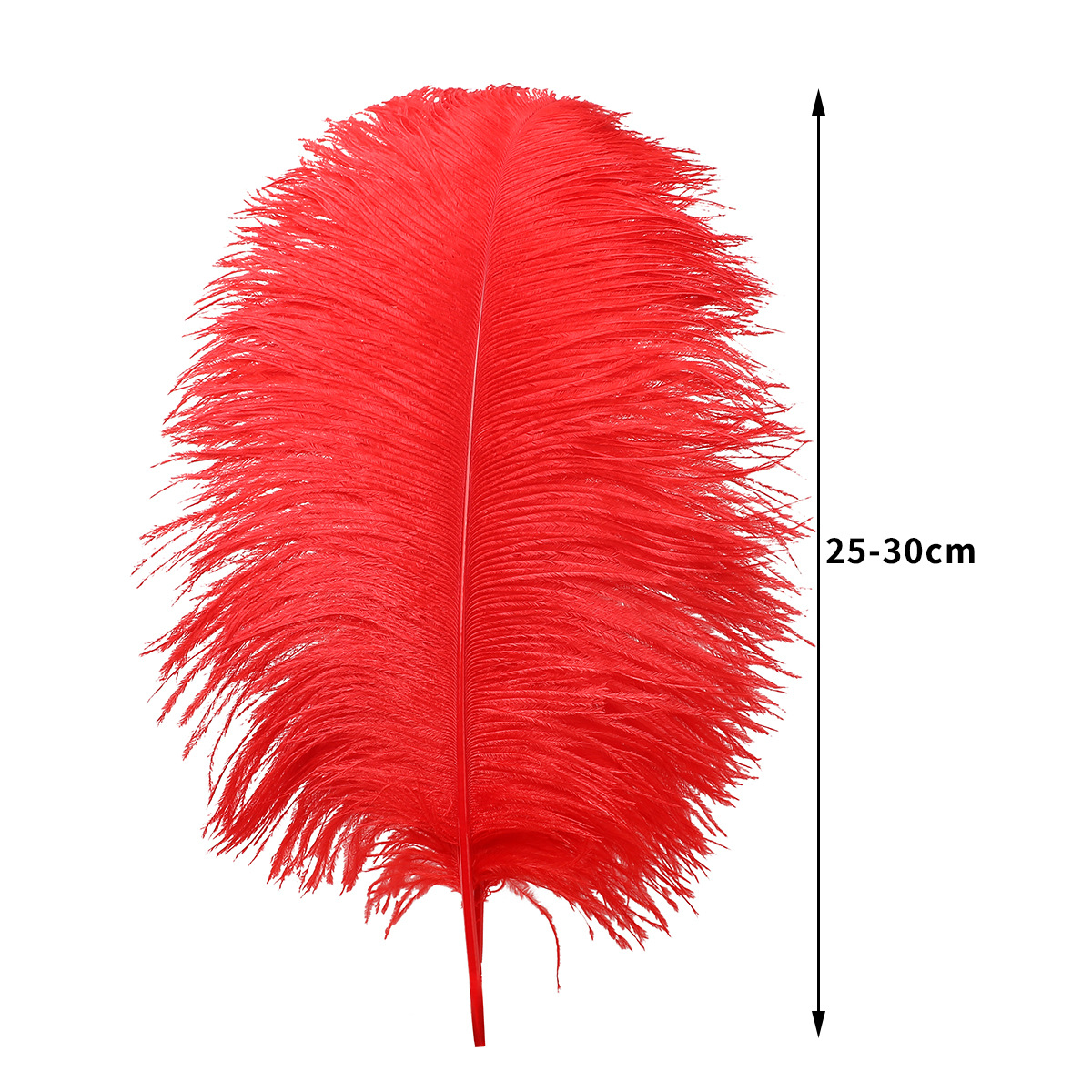 Factory in Stock 25-30cm Colorful Ostrich Feather Wedding Flower Arrangement Decoration DIY Ornament Accessories Variety Feather