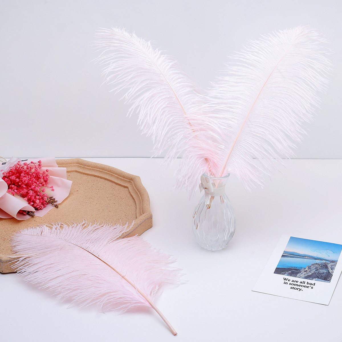 Factory in Stock 25-30cm Colorful Ostrich Feather Wedding Flower Arrangement Decoration DIY Ornament Accessories Variety Feather Factory in Stock 25-30cm Colorful Ostrich Feather Wedding Flower Arrangement Decoration DIY Ornament Accessories Variety Feather