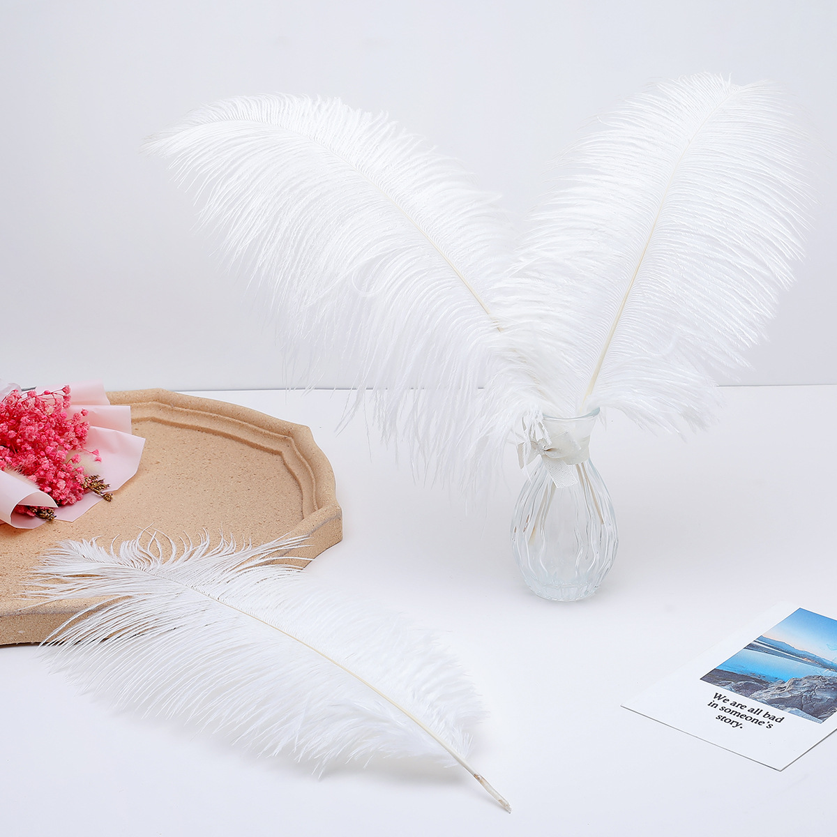 Factory in Stock 25-30cm Colorful Ostrich Feather Wedding Flower Arrangement Decoration DIY Ornament Accessories Variety Feather Factory in Stock 25-30cm Colorful Ostrich Feather Wedding Flower Arrangement Decoration DIY Ornament Accessories Variety Feather