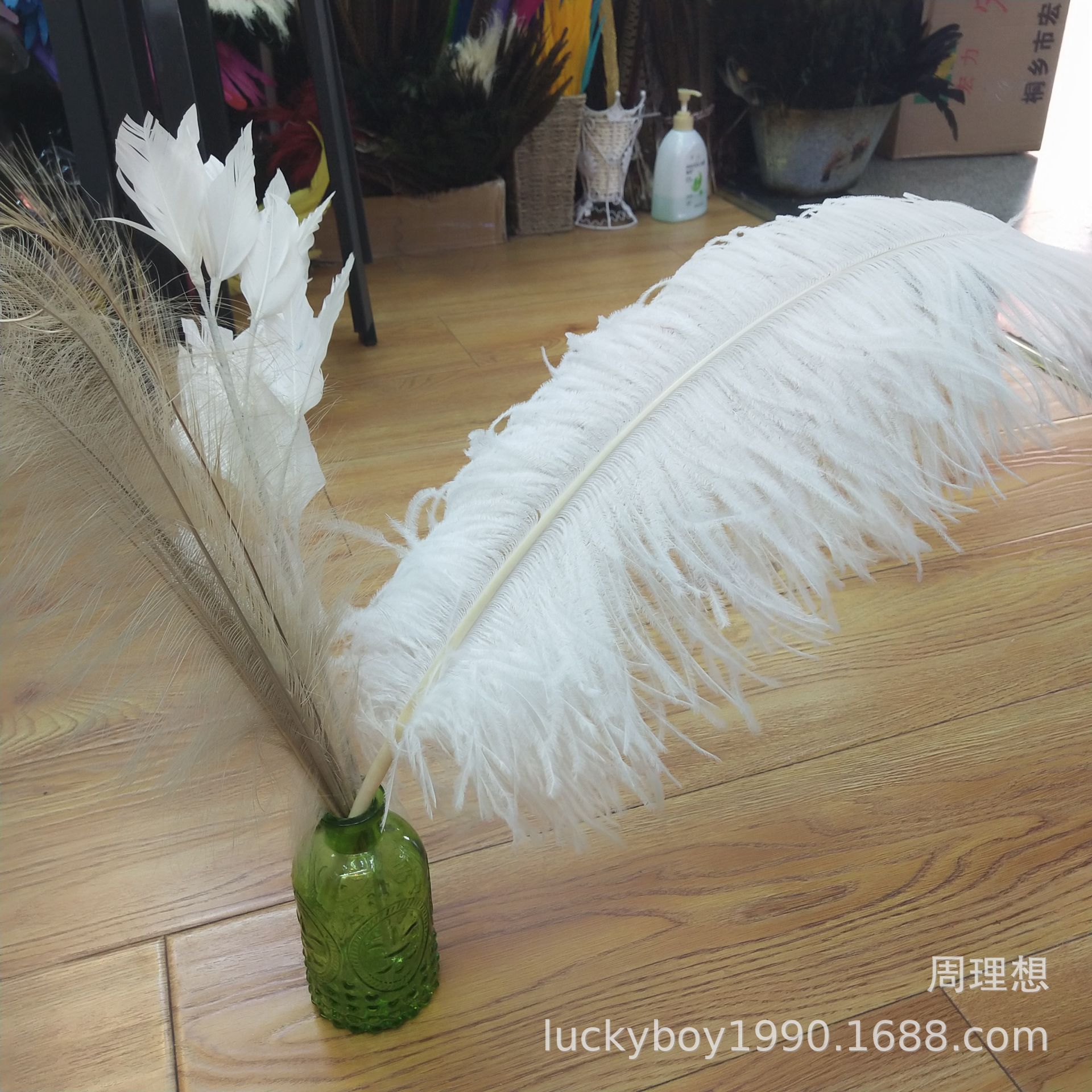 Factory in Stock Supply High Quality 45-50cm White Ostrich Feather Wedding Flower Arrangement Feather Clothing Decorative Accessories Factory in Stock Supply High Quality 45-50cm White Ostrich Feather Wedding Flower Arrangement Feather Clothing Decorative Accessories