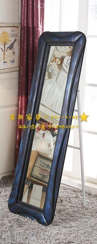 Factory Direct Sales Soft Case Dressing Mirror Floor Mirror Dressing Mirror Full Body Full-Length Mirror