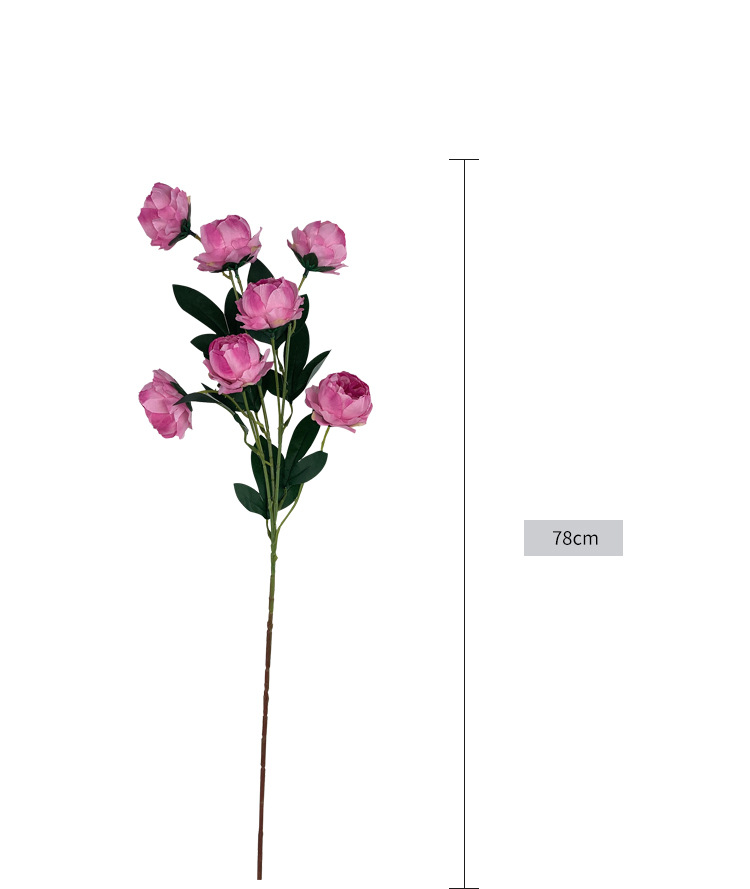 Artificial Flower 7 Exquisite Peony Living Room Fake Flower Emulational Flower Decoration Decorative Silk Flower Wedding Flower Floor Flower Wholesale Artificial Flower 7 Exquisite Peony Living Room Fake Flower Emulational Flower Decoration Decorative Silk Flower Wedding Flower Floor Flower Wholesale