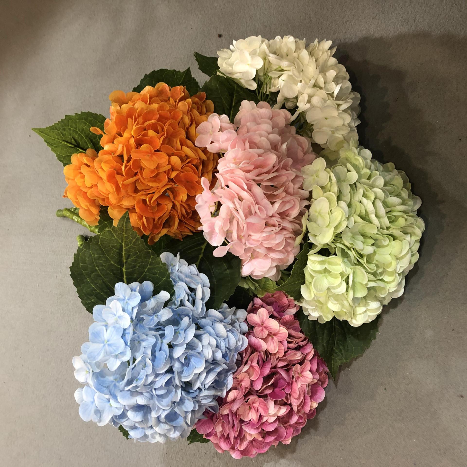 Simulated Pincushion Single Simulation 3D Single Large Hydrangea Moist Feeling Hydrangea Hotel Wedding Flower Bouquet Simulated Pincushion Single Simulation 3D Single Large Hydrangea Moist Feeling Hydrangea Hotel Wedding Flower Bouquet