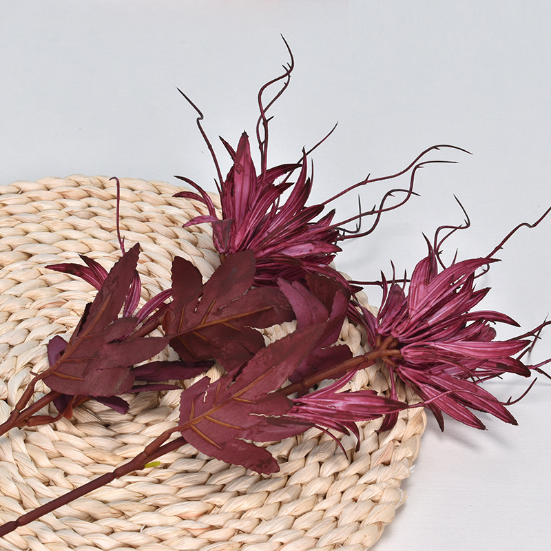 Simulation Epiphyllum Single Flame Epiphyllum Plastic Willow Grass Wedding Flower Arrangement Modeling Road Lead Acanthosphere Factory Wholesale