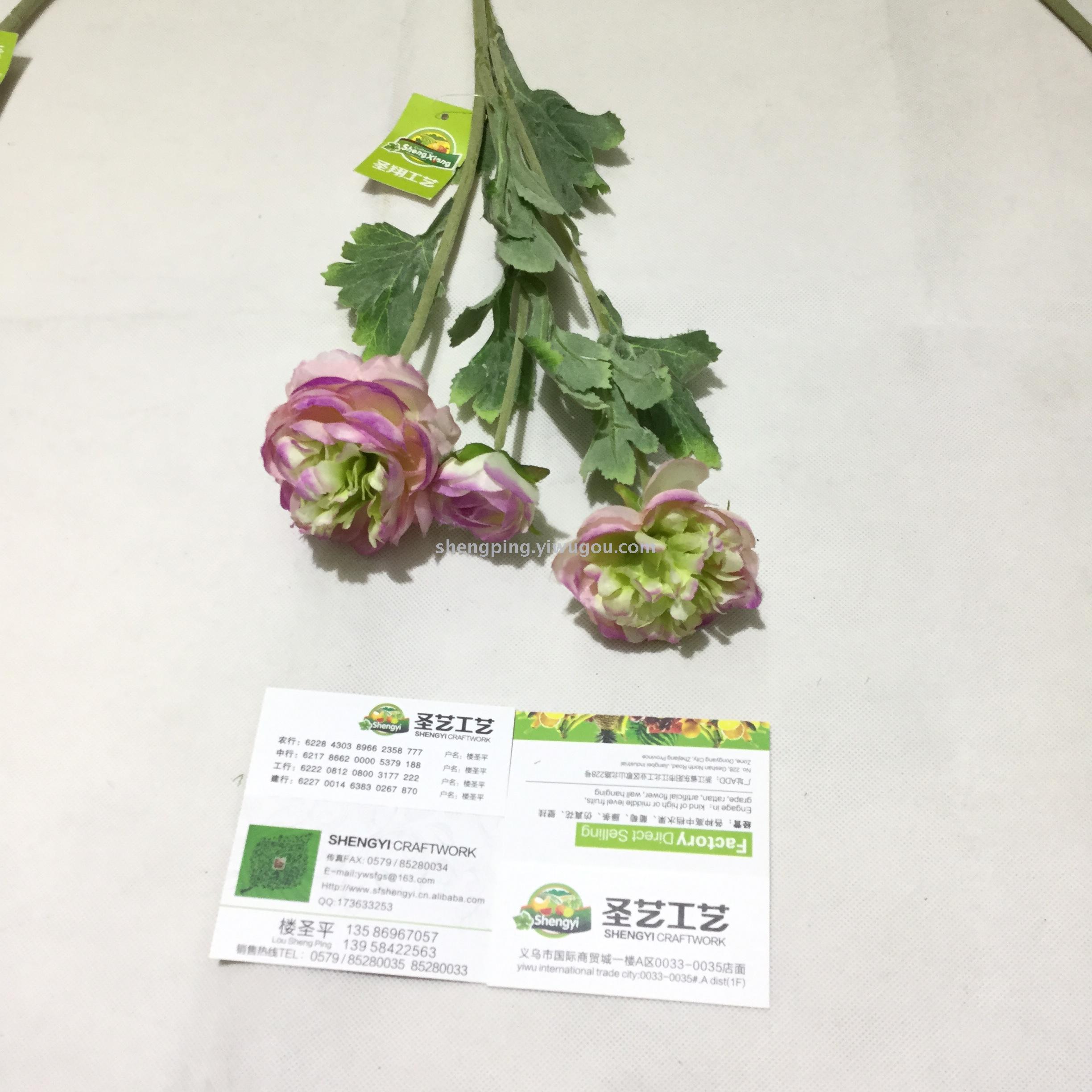 Simulation flower three head snow lotus false flower silk wedding flower arrangement decoration home decoration piece rural style Simulation flower three head snow lotus false flower silk wedding flower arrangement decoration home decoration piece rural style