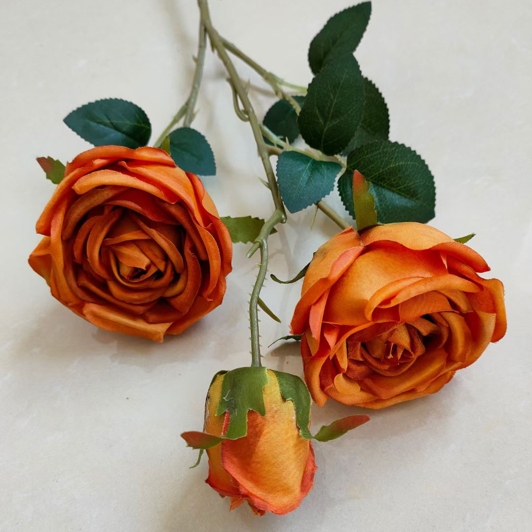 Artificial Rose 3 Imperial Concubine Rose Wedding Ceremony Road Lead Flower Auditorium Flower Wedding flower