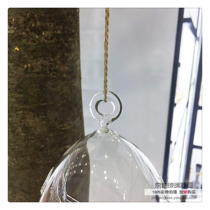 Hanging glass vase small transparent bottle home wedding flower decorations Hanging glass vase small transparent bottle home wedding flower decorations