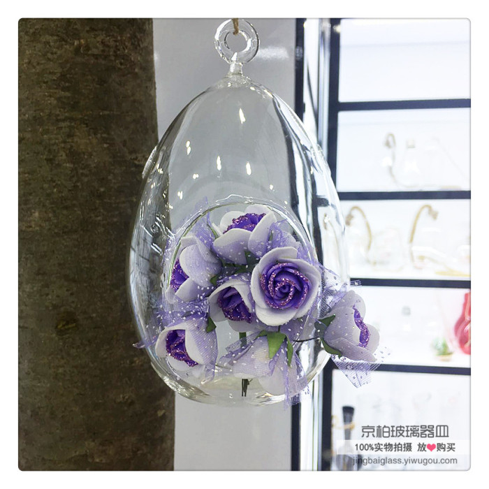 Hanging glass vase small transparent bottle home wedding flower decorations Hanging glass vase small transparent bottle home wedding flower decorations