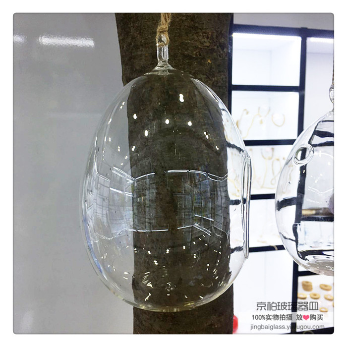 Hanging glass vase small transparent bottle home wedding flower decorations Hanging glass vase small transparent bottle home wedding flower decorations