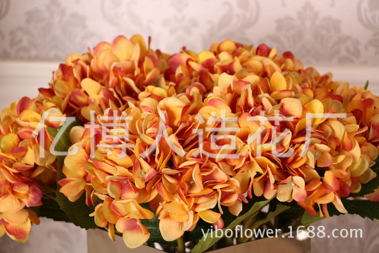 High simulation of single pulp supporting Hydrangea Hydrangea flowers wholesale wedding flower High simulation of single pulp supporting Hydrangea Hydrangea flowers wholesale wedding flower