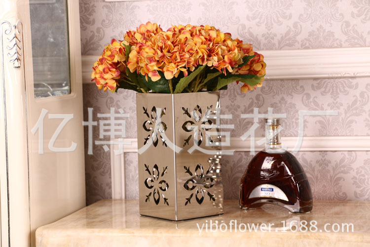High simulation of single pulp supporting Hydrangea Hydrangea flowers wholesale wedding flower High simulation of single pulp supporting Hydrangea Hydrangea flowers wholesale wedding flower