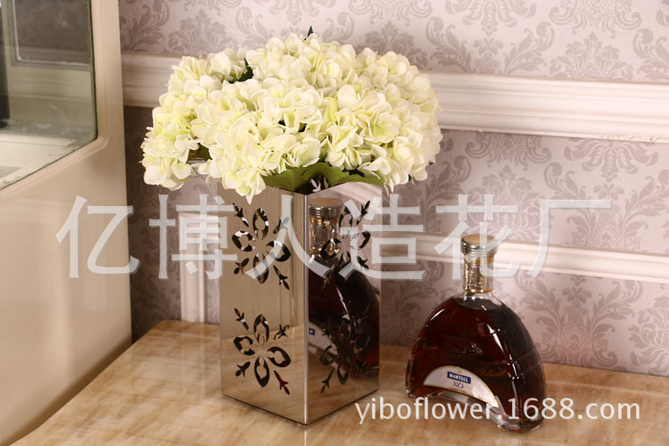 High simulation of single pulp supporting Hydrangea Hydrangea flowers wholesale wedding flower High simulation of single pulp supporting Hydrangea Hydrangea flowers wholesale wedding flower