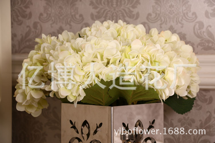 High simulation of single pulp supporting Hydrangea Hydrangea flowers wholesale wedding flower High simulation of single pulp supporting Hydrangea Hydrangea flowers wholesale wedding flower