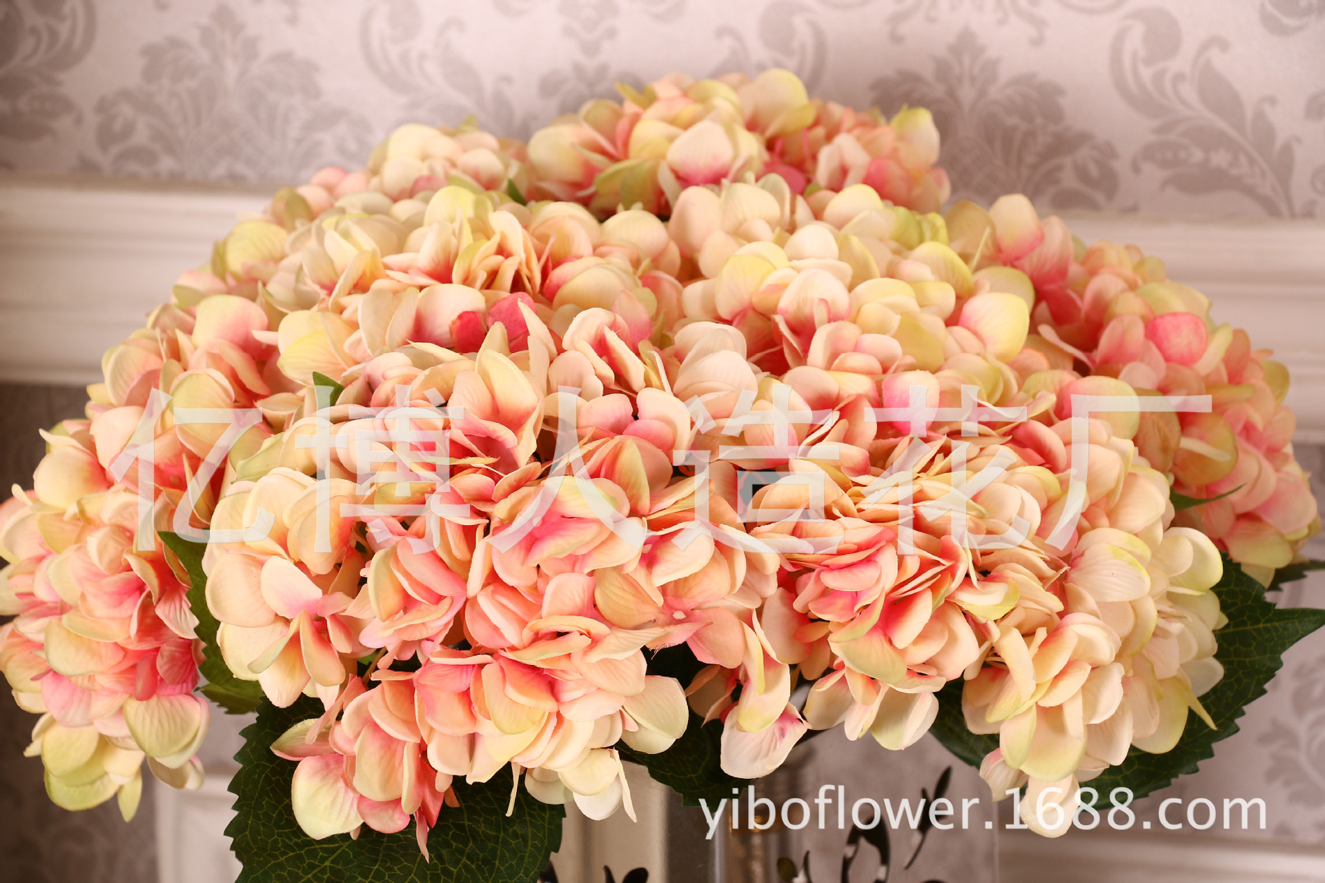 High simulation of single pulp supporting Hydrangea Hydrangea flowers wholesale wedding flower High simulation of single pulp supporting Hydrangea Hydrangea flowers wholesale wedding flower