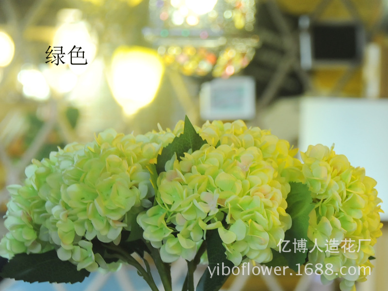High simulation of single pulp supporting Hydrangea Hydrangea flowers wholesale wedding flower High simulation of single pulp supporting Hydrangea Hydrangea flowers wholesale wedding flower