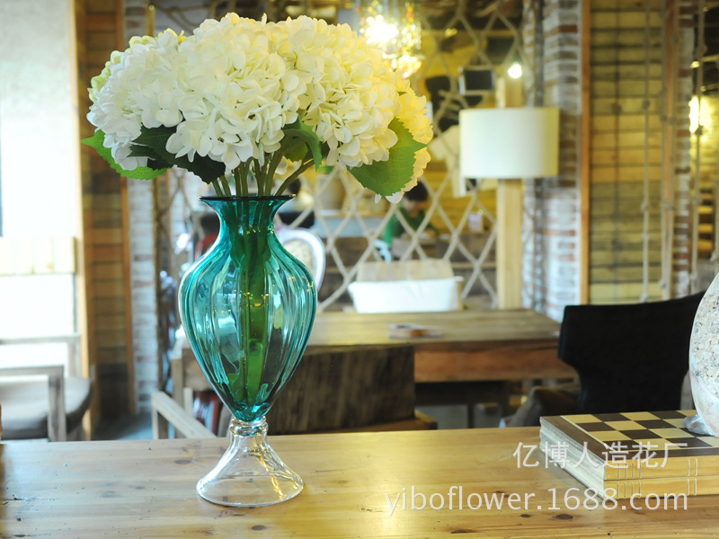 High simulation of single pulp supporting Hydrangea Hydrangea flowers wholesale wedding flower High simulation of single pulp supporting Hydrangea Hydrangea flowers wholesale wedding flower