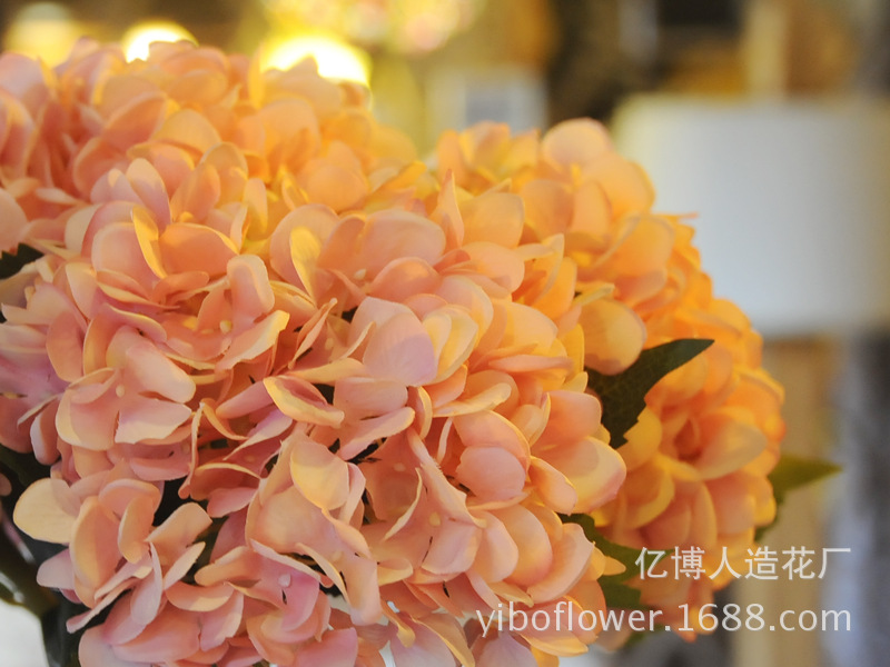 High simulation of single pulp supporting Hydrangea Hydrangea flowers wholesale wedding flower High simulation of single pulp supporting Hydrangea Hydrangea flowers wholesale wedding flower