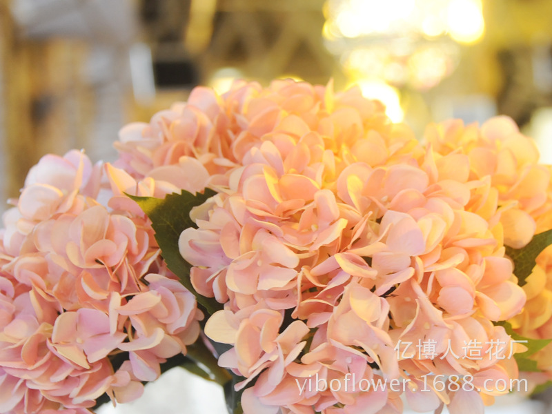 High simulation of single pulp supporting Hydrangea Hydrangea flowers wholesale wedding flower High simulation of single pulp supporting Hydrangea Hydrangea flowers wholesale wedding flower