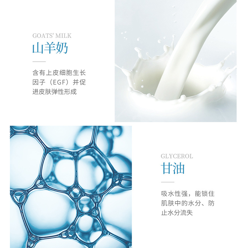 Fanzhen Goat&#039;s Milk Six-Peptide Neck Cream Moisture Replenishment Neck Mask Care Improve Neck Pattern Wholesale Neck Cream Stickers