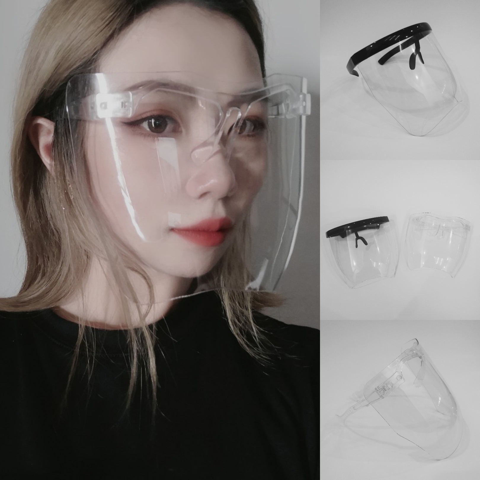 Bowl-Type Extended Version Integrated Goggles Mask Cover Full Face All-Inclusive Goggles Dustproof Anti-Splash Anti-Fog Bowl-Type Extended Version Integrated Goggles Mask Cover Full Face All-Inclusive Goggles Dustproof Anti-Splash Anti-Fog