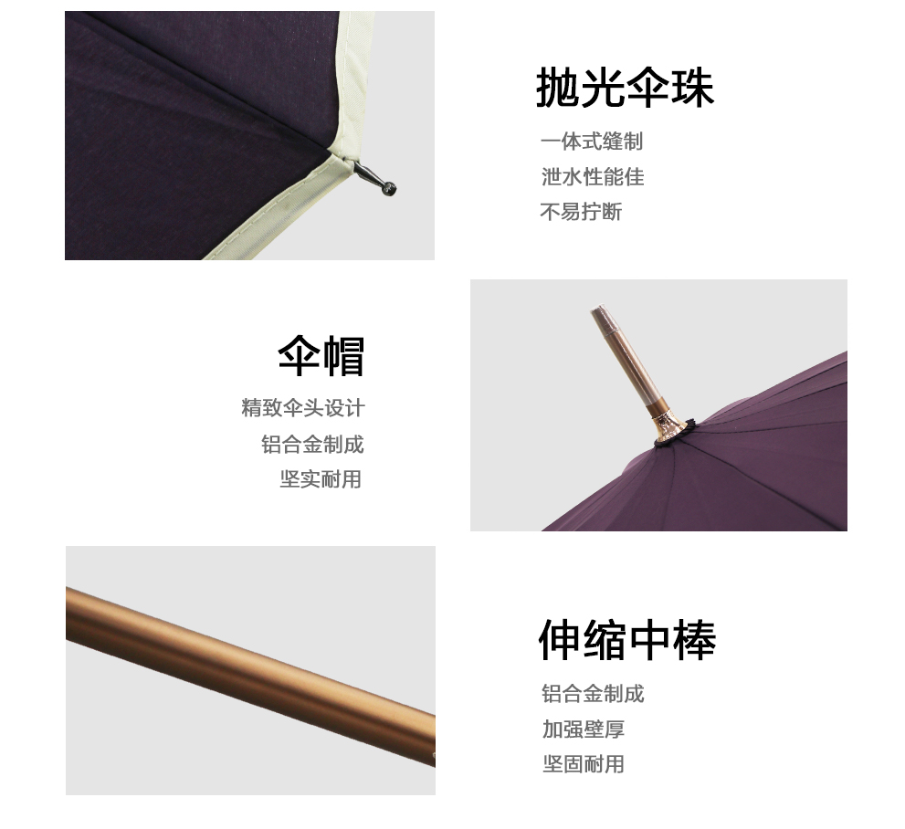 Advertising umbrella customized with strong wind resistant plain umbrella wholesale