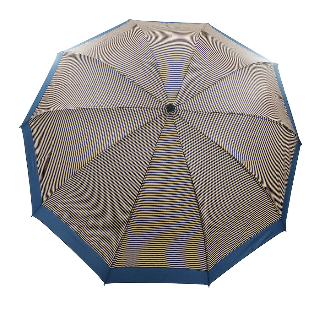 8K Large commercial windproof umbrella custom stripe wrap Sunny Rain dual-use folding umbrella advertising gift umbrella wholesale