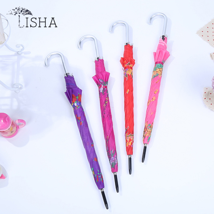 60 cm double layer cloth umbrella automatic umbrella factory direct sales