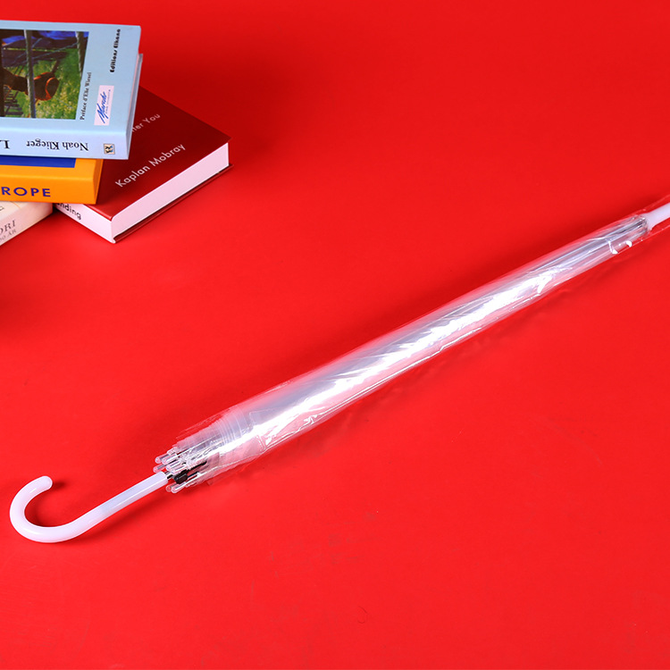 Colorful Transparent Umbrella Straight Rod Automatic Umbrella Long Handle Umbrella Umbrella Logo Colorful Transparent Umbrella Straight Rod Automatic Umbrella Long Handle Umbrella Umbrella Logo