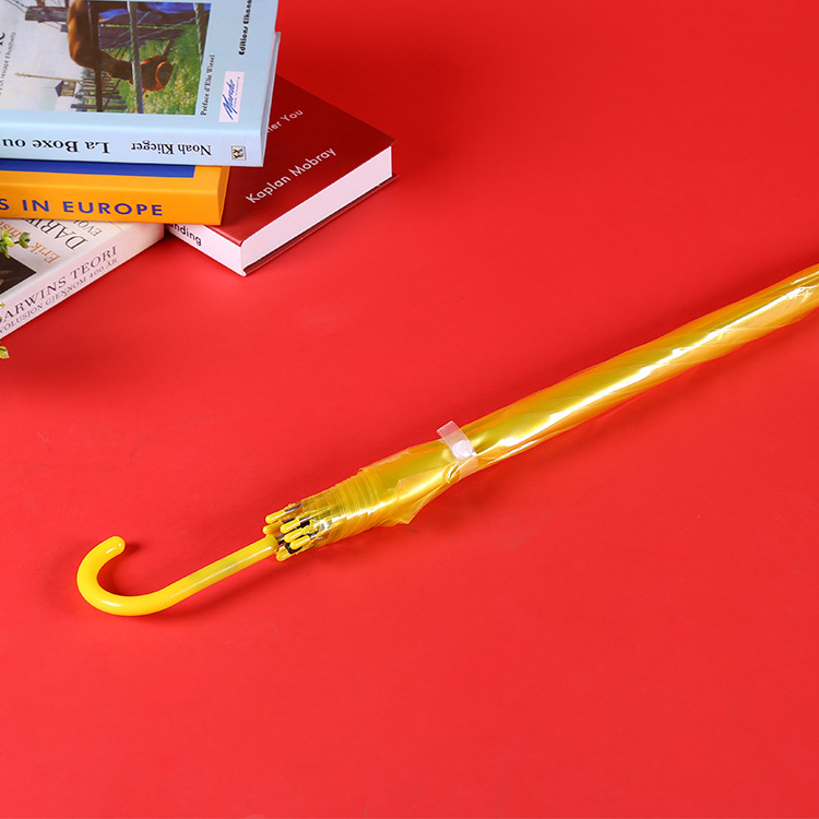 Colorful Transparent Umbrella Straight Rod Automatic Umbrella Long Handle Umbrella Umbrella Logo Colorful Transparent Umbrella Straight Rod Automatic Umbrella Long Handle Umbrella Umbrella Logo