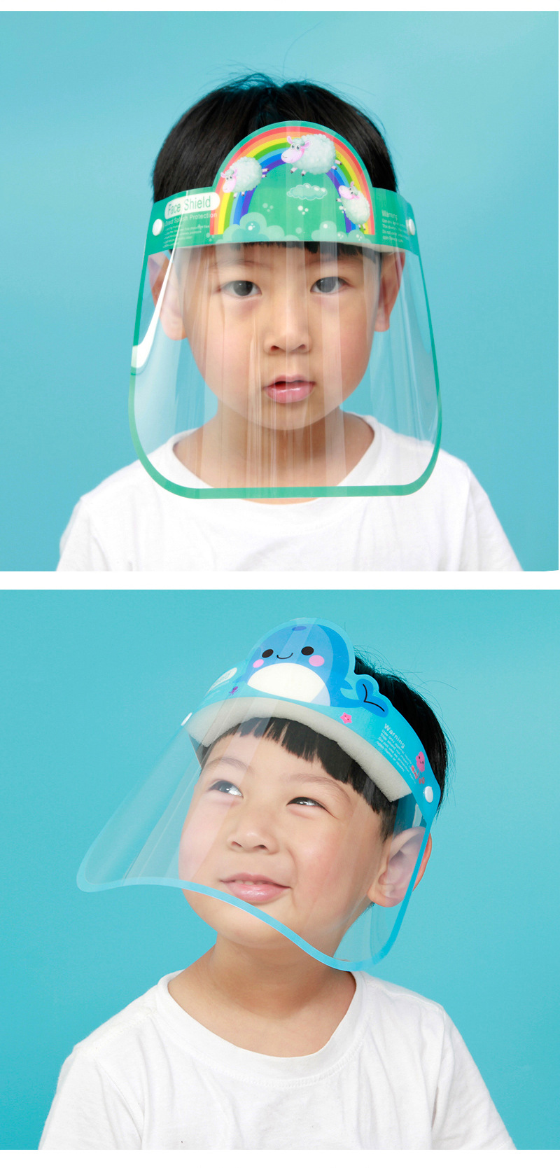 Factory Protective Mask Adult and Children Cartoon Transparent HD Anti-Fog Anti-Splash Foam Oil-Proof Screen in Stock Factory Protective Mask Adult and Children Cartoon Transparent HD Anti-Fog Anti-Splash Foam Oil-Proof Screen in Stock