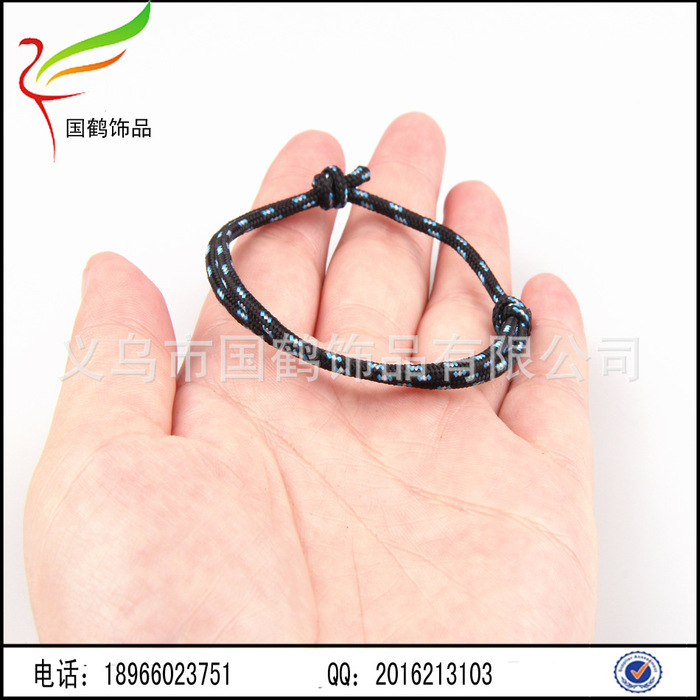 A colorful line evil hand rope hand woven rope rope bracelet red umbrella