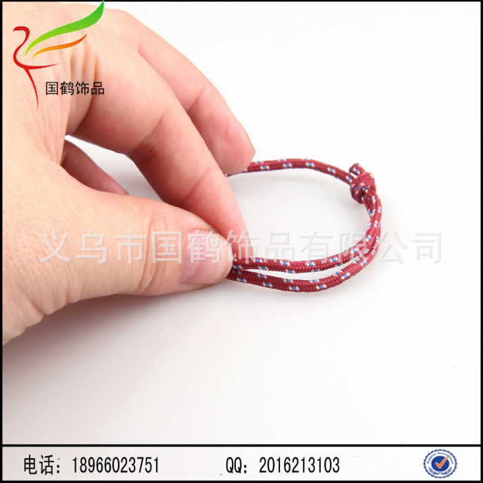 A colorful line evil hand rope hand woven rope rope bracelet red umbrella