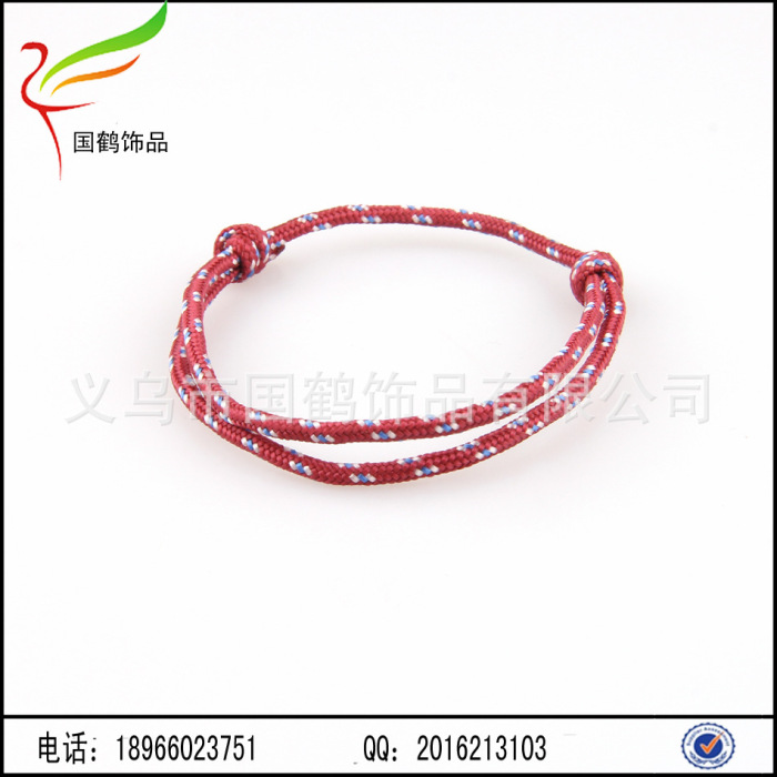 A colorful line evil hand rope hand woven rope rope bracelet red umbrella