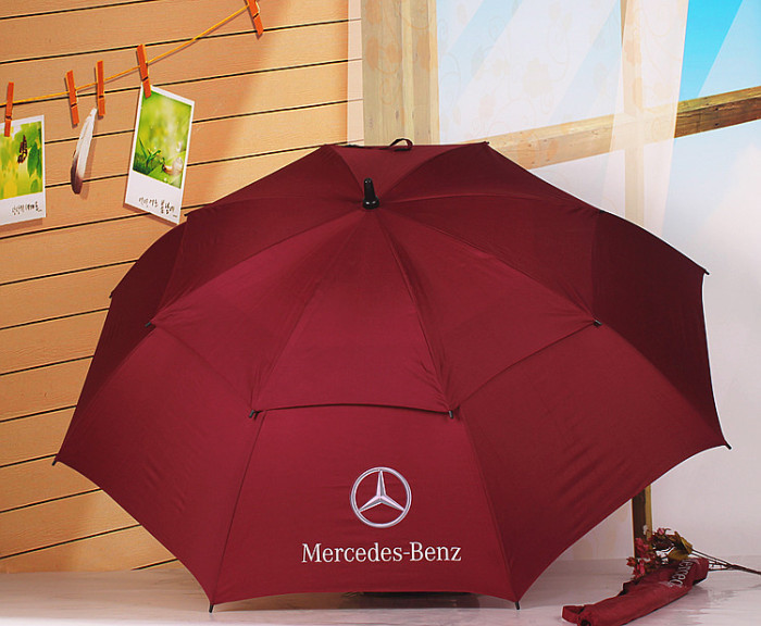 Men's Business Benz BMW Ferrari Double-Layer Oversized Long Handle Umbrella Double Straight Rod Advertising Umbrella Men's Business Benz BMW Ferrari Double-Layer Oversized Long Handle Umbrella Double Straight Rod Advertising Umbrella