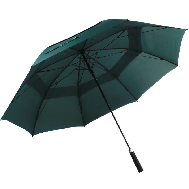 34-Inch Golf Umbrella Business Automatic Extra Large 3-4 People Extra Large Straight Umbrella 150cm Long Handle Advertising Umbrella Customization